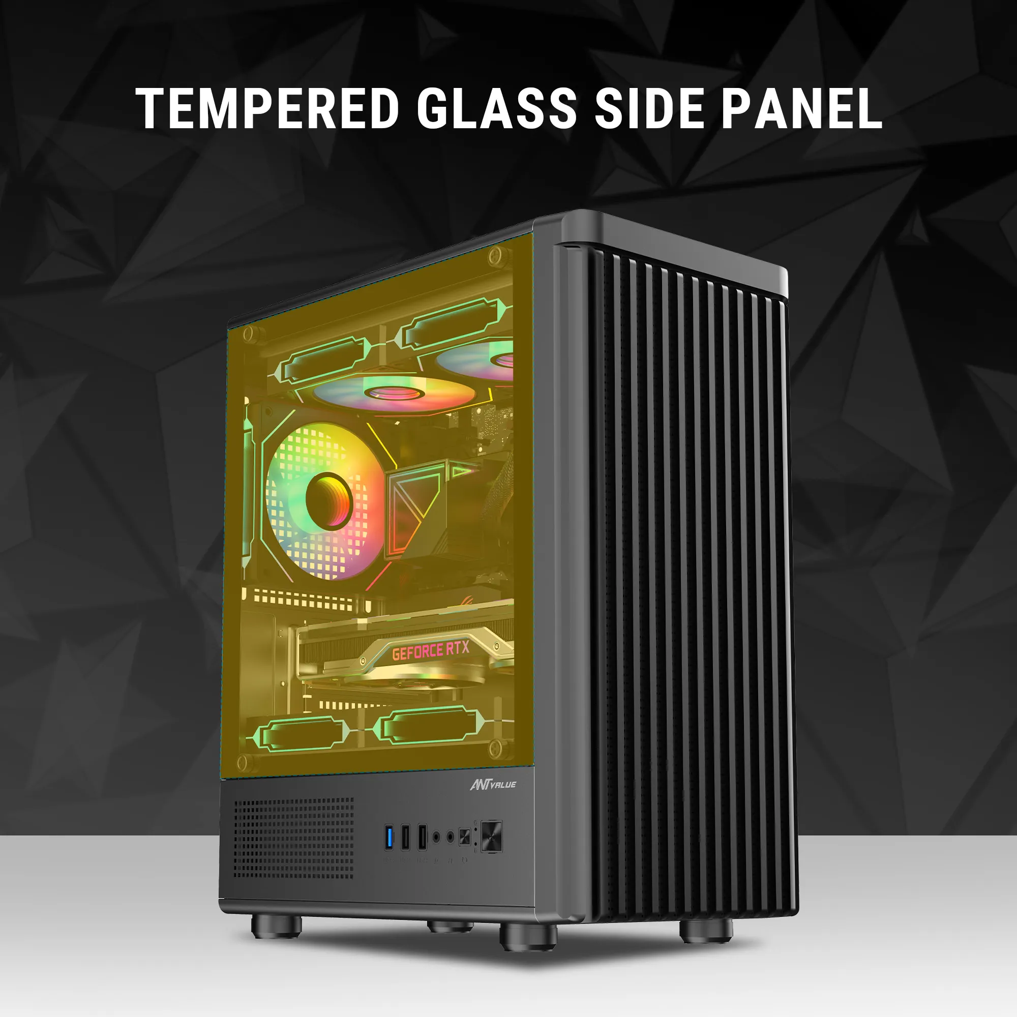 Ant Value Gaming Mid Tower Cabinet (M-ATX/ITX) VM45 view 8